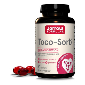 Jarrow Formulas Toco-Sorb (naturalna witamina E) - 60 kapsułek