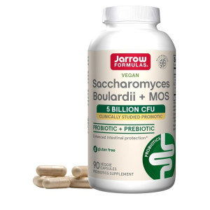 Jarrow Formulas Saccharomyces Boulardii Plus MOS - 90 kapsułek