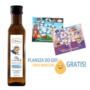 Olvita Olej z czarnuszki zimnotłoczony dla dzieci, niebieski - 250 ml
