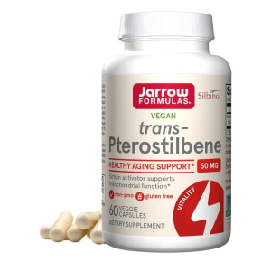 Jarrow Formulas trans-Pterostilbene - 60 kapsułek