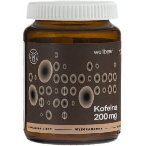 Wellbear Kofeina 200 mg - 120 tabletek