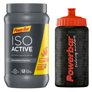 PowerBar Napój izotoniczny w proszku Isoactive, pomarańczowy - 600 g