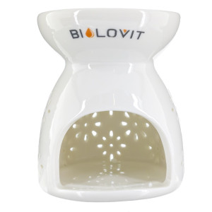 Bilovit Ceramiczny kominek zapachowy do olejków eterycznych - biały