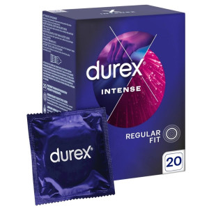 Durex Intense Regular Fit Prezerwatywy stymulujące - 20 sztuk