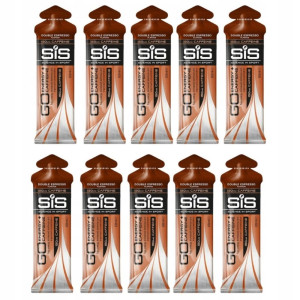 SIS GO Energy + Caffeine Żel energetyczny z kofeiną, podwójne espresso - 10 sztuk