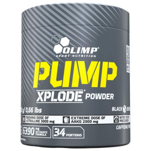 Olimp Pump Xplode Przedtreningówka bez kofeiny, poncz owocowy - 300 g