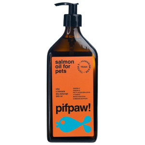 Pifpaw Olej z łososia dla zwierząt Human Grade - 500 ml