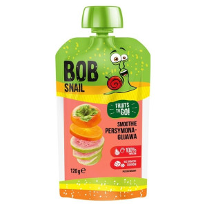 Bob Snail Smoothie persymona-guawa bez cukru - 120 g