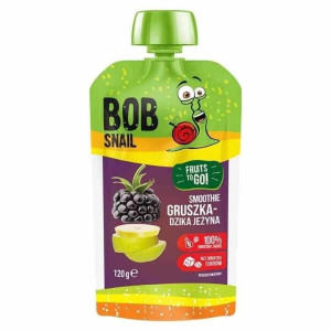 Bob Snail Smoothie gruszka-jeżyna bez cukru - 120 g