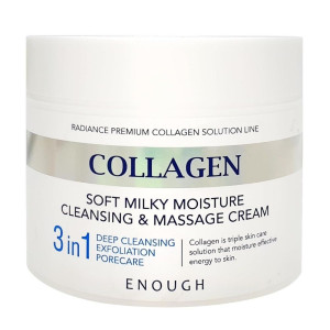Enough Collagen 3w1: Krem do masażu i oczyszczania twarzy - 300 ml