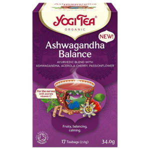 Yogi Tea Ashwagandha Balance Herbatka Równowaga z Ashwagandhą - 17 saszetek
