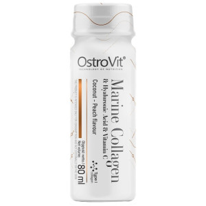 OstroVit Kolagen Morski Shot kokosowo-brzoskwiniowy - 80 ml