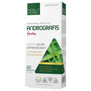 Medica Herbs Andrografis Forte 500 mg - 60 kapsułek