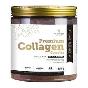 Golden Tree Premium Collagen Complex, Hydrolizowany kolagen jagodowy - 330 g
