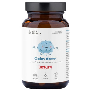 Aura Herbals Calm down, Lactium® - 60 kapsułek