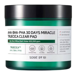 Some By Mi Płatki złuszczające z kwasami AHA BHA PHA 30 Days Miracle Truecica - 70 sztuk