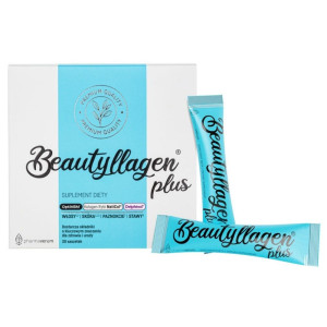 Pharmaverum Beautyllagen Plus, czarna porzeczka-cytryna- 30 saszetek