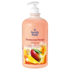 Family Fresh Energetyzujący żel pod prysznic Słoneczne Mango - 1000 ml