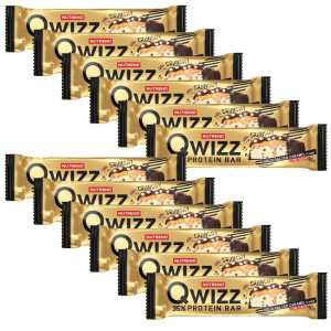 Nutrend Qwizz Protein Bar Baton proteinowy, słony karmel - 12 sztuk
