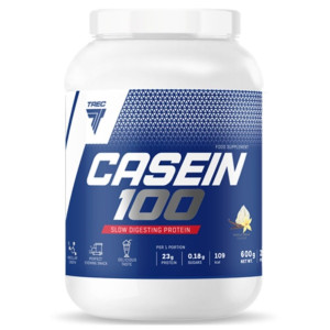 Trec Casein 100 Kazeina micelarna, wanilia - 600 g