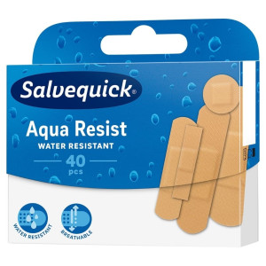 Salvequick Aqua Resist Plastry wodoodporne - 40 sztuk (mix)