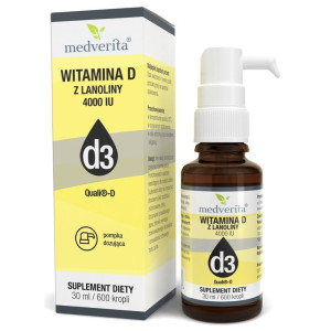 Medverita Witamina D3 4000 IU z lanoliny - 30 ml