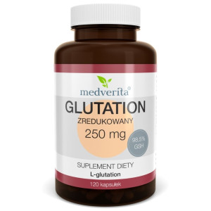 Medverita Glutation zredukowany 250 mg - 120 kapsułek