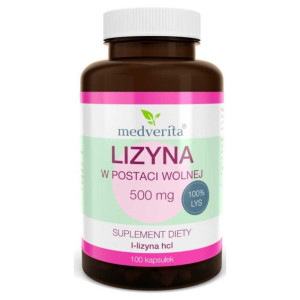 Medverita Lizyna 500 mg - 100 kapsułek