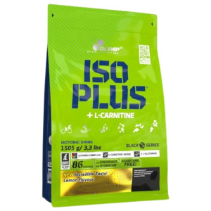 Olimp Iso Plus Izotonik z L-karnityną w proszku, cytrynowy - 1505 g