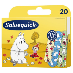 Salvequick Plastry dla dzieci Muminki - 20 sztuk