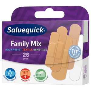 Salvequick Family Mix Plastry tradycyjne - 26 sztuk