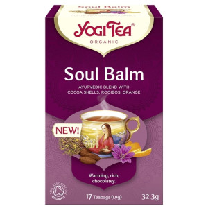 Yogi Tea Soul Balm Herbatka rozgrzewająca, czekoladowa  - 17 saszetek