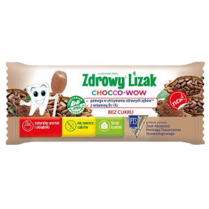 Starpharma Zdrowy Lizak Chocco-Wow z witaminą D3 i K2 kakaowy - 6 g