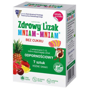 Starpharma Zdrowy Lizak Mniam Mniam Odpornościowy - 7 sztuk