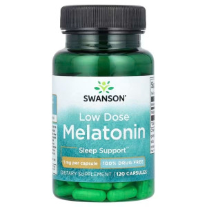 Swanson Melatonina 1 mg - 120 kapsułek