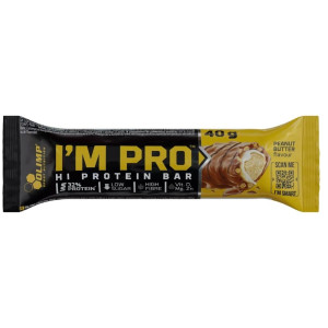 Olimp I'M PRO Protein Bar Baton proteinowy, masło orzechowe - 40 g