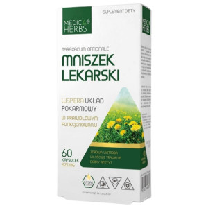 Medica Herbs Mniszek Lekarski 625 mg - 60 kapsułek