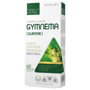 Medica Herbs Gymnema (Gurmar) 400 mg - 60 kapsułek