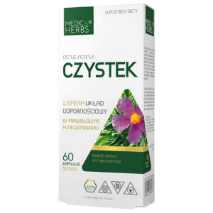 Medica Herbs Czystek 500 mg - 60 kapsułek