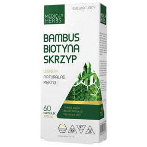 Medica Herbs Bambus Biotyna Skrzyp - 60 kapsułek