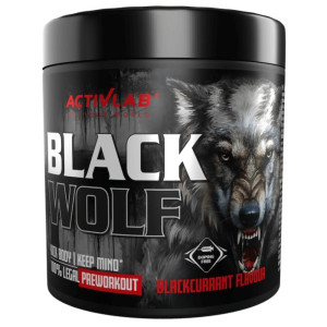 Activlab Black Wolf Przedtreningówka, czarna porzeczka - 300 g