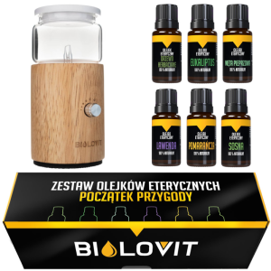 Bilovit Zestaw Nebulizator + zestaw olejków eterycznych "Początek przygody"