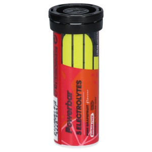 PowerBar Elektrolity bez cukru różowy grejpfrut z kofeiną - 10 tabletek musujących