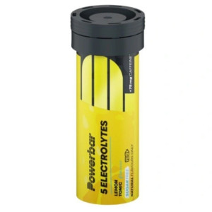 PowerBar Elektrolity bez cukru cytrynowe z kofeiną - 10 tabletek musujących