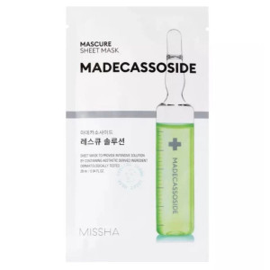 Missha Mascure Łagodząca maska w płachcie z madekasozydem - 28 ml