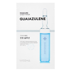 Missha Mascure Kojąca maska w płachcie z gwajazulenem - 28 ml