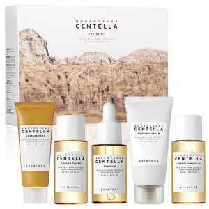 SKIN1004 Madagascar Centella Travel Kit - Zestaw kosmetyków z wąkrotą azjatycką