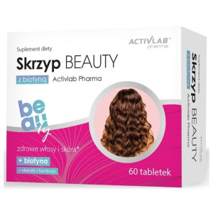 Activlab Pharma Skrzyp Beauty z biotyną - 60 tabletek