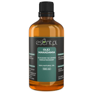 Esent Olej makadamia nierafinowany, tłoczony na zimno - 100 ml