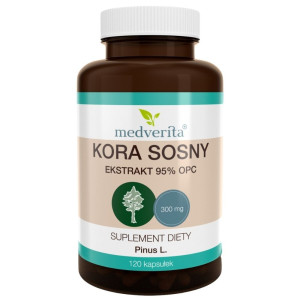 Medverita Kora sosny 300 mg (95% OPC) - 120 kapsułek